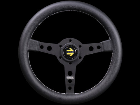Momo 320mm Prototipo Steering Wheel - Black Spoke