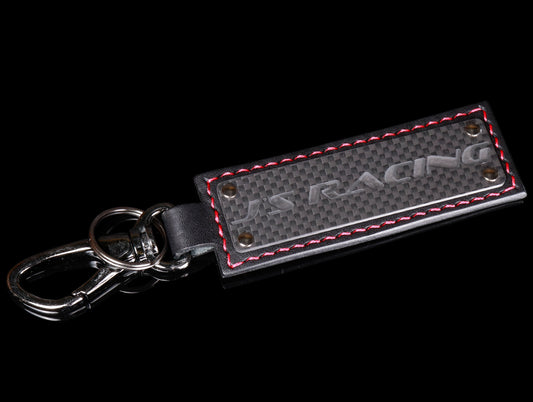 J's Racing Phantom Carbon Key Chain - Red