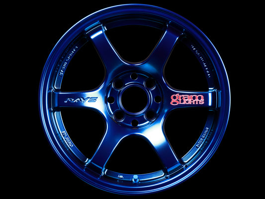 Rays Gram Lights 57DR Wheels - Spatta Blue 15x8 / 4x100