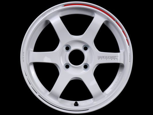 Volk Racing TE37 Sonic Time Attack Edition Wheels - Dash White 15x7 / 4x100 / +26